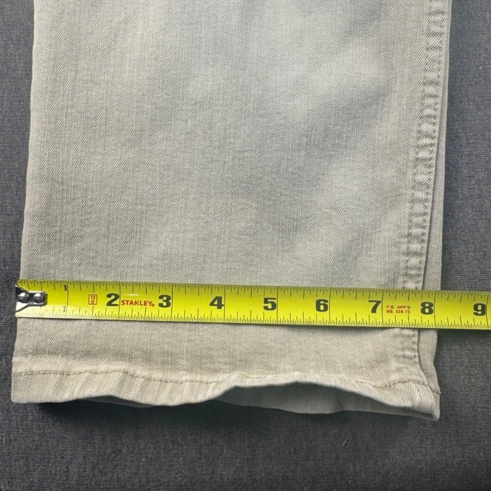 LL Bean BeanFlex Classic Fit Khaki Tan Jeans Mens 40x29 511182 Coolmax Stretch